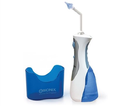 System Ear Lavage: 1 Portable Waterpik, 40 OtoClear® Tips , 1 Ear Basin by Bionix-USA  ID 7280